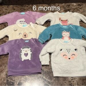 Pekkle Cozy Animal Print Kids Sweatshirts